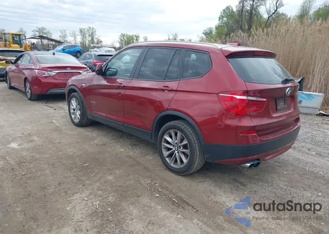 2013 BMW X3 xDrive28I from USA, damaged, VIN 5UXWX9C52D0A23322